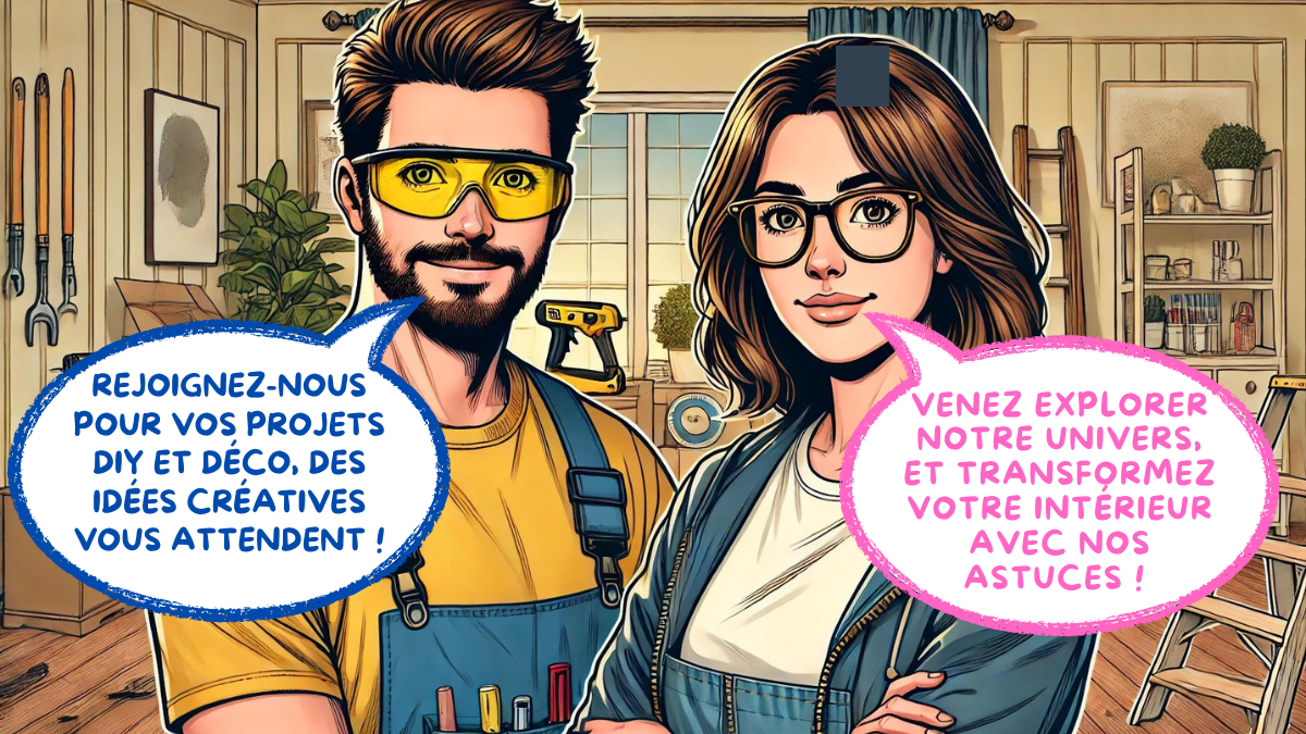 Paul et Marie vous invitent à découvrir leurs projets DIY et déco