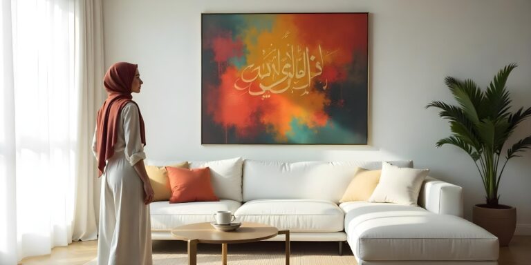 Peut-on accrocher un tableau dans la maison islam ?