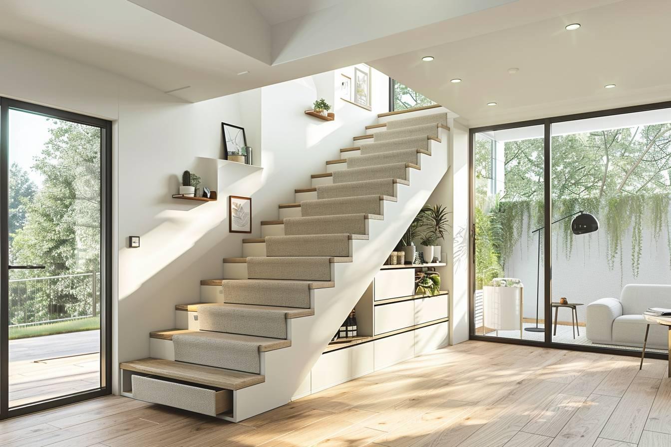 Escalier gain de place : solutions innovantes pour optimiser l'espace dans votre maison