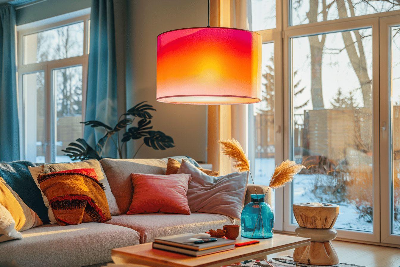 Suspension en fibre naturelle : lampe déco osier, rotin ou paille pour intérieur tendance