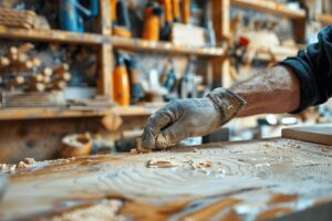 Comment enduire et réparer le bois : techniques et produits pour lisser et reboucher efficacement
