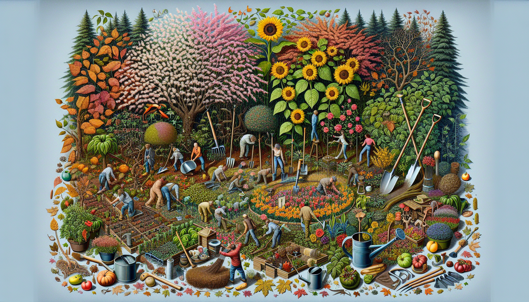 Entretien du jardin : calendrier et astuces pour chaque mois