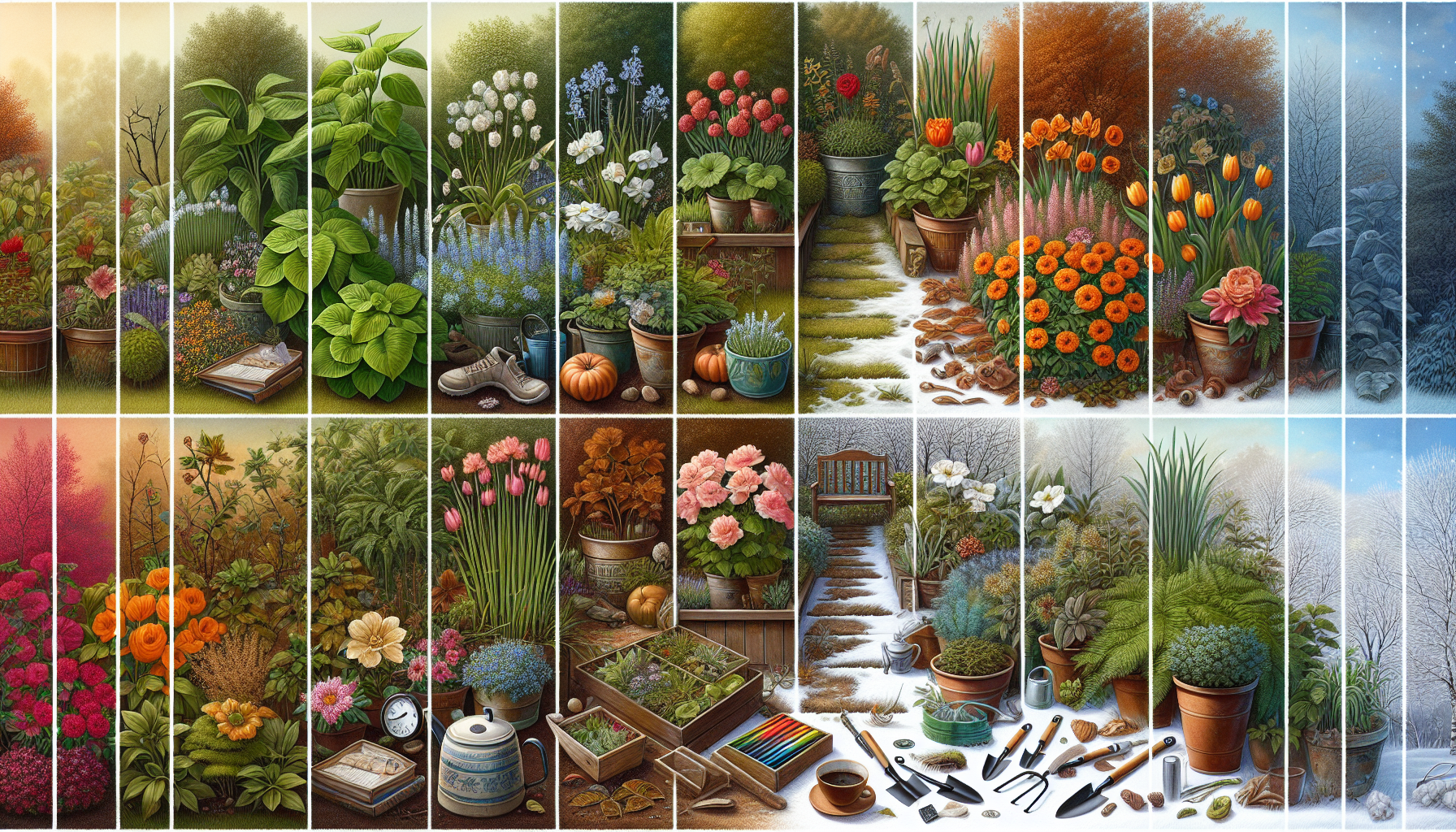 Entretien du jardin : plan mensuel pour un extérieur parfait !