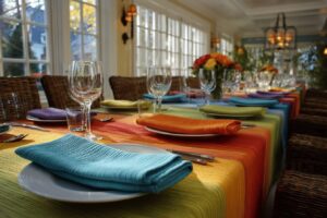 10 idées de couleurs pour nappes et serviettes qui métamorphoseront vos dîners