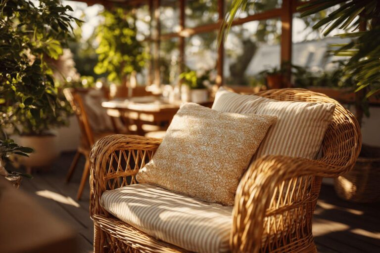 5 conseils incontournables pour un salon de véranda en rotin élégant et cosy