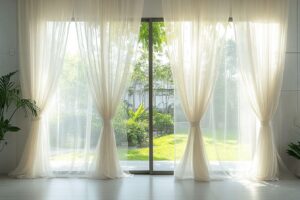 8 astuces infaillibles pour sublimer vos grandes baies vitrées avec des voilages