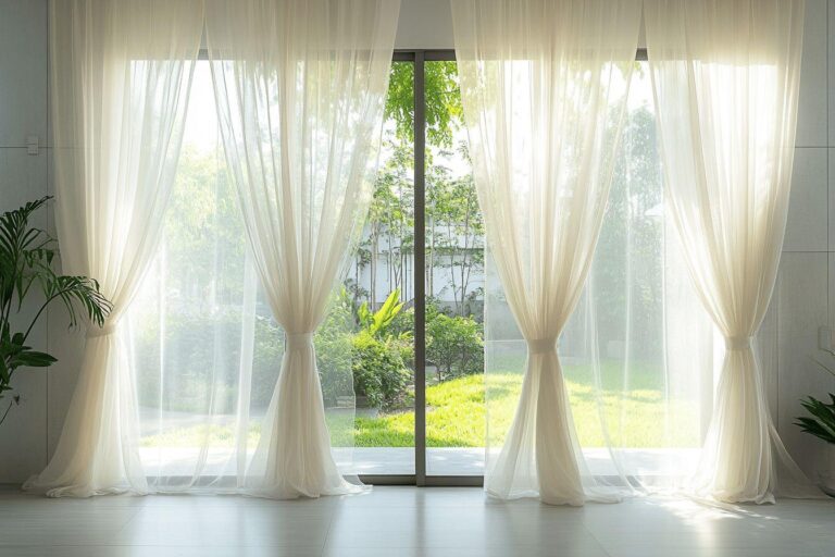 8 astuces infaillibles pour sublimer vos grandes baies vitrées avec des voilages