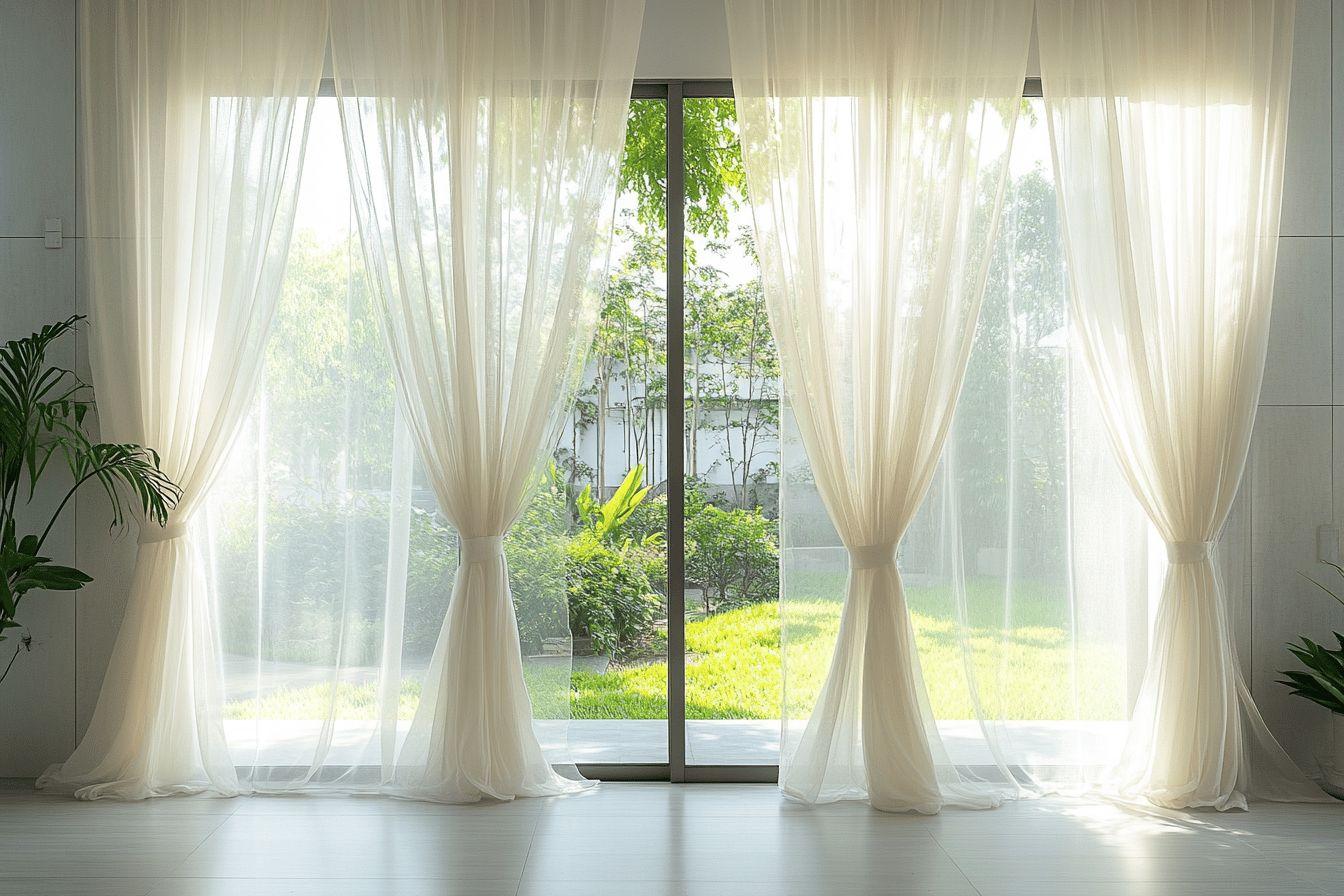 8 astuces infaillibles pour sublimer vos grandes baies vitrées avec des voilages