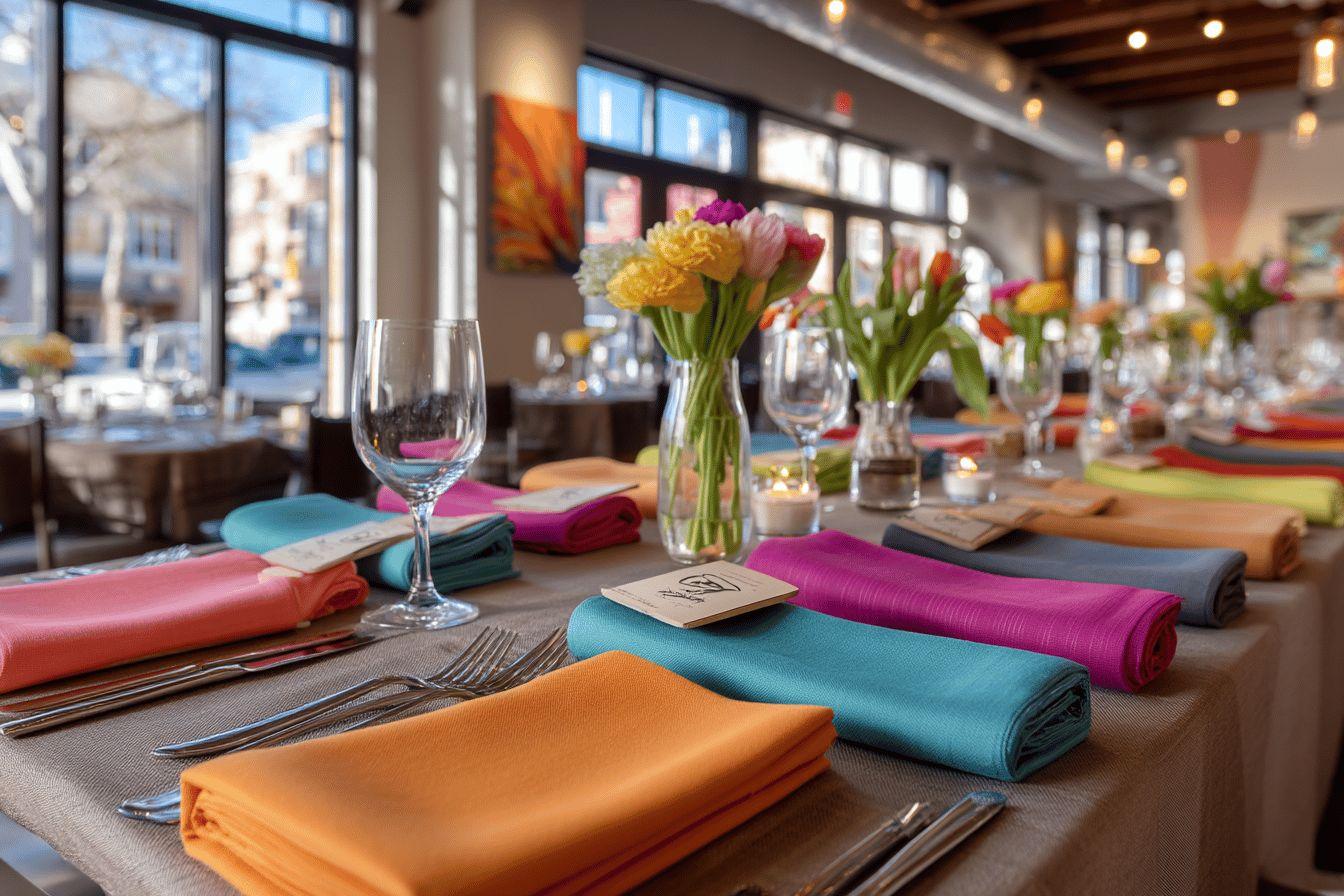 8 idées couleur nappe et serviette pour une table élégante et conviviale