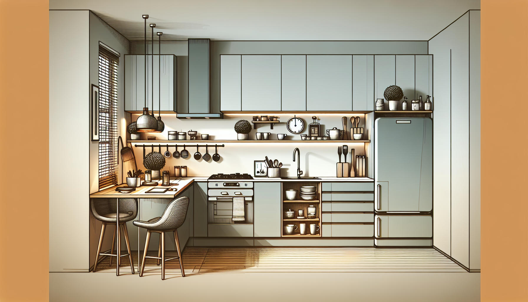 Optimiser l'espace : 10 astuces pour votre petite cuisine !