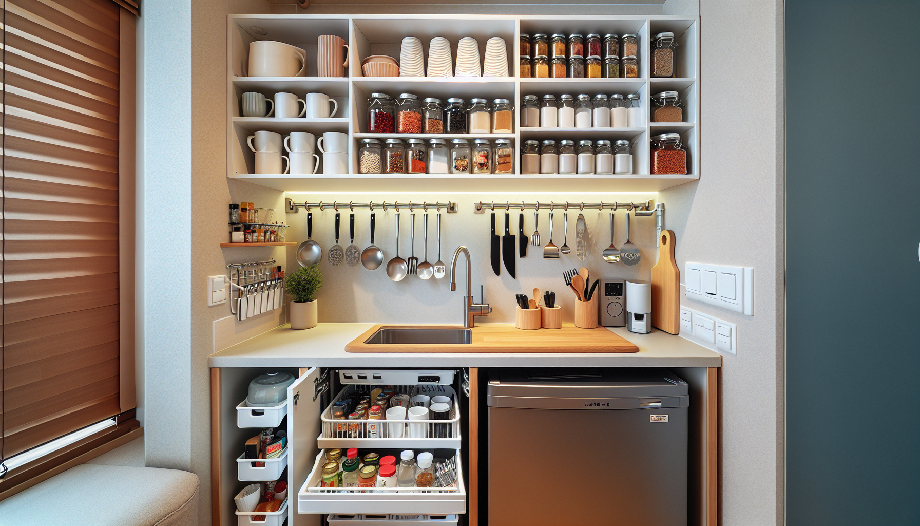 Optimiser l'espace : 10 astuces pour votre petite cuisine