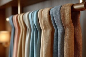 Astuces ingénieuses pour harmoniser rideaux et voilages sur une seule tringle