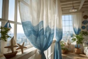 Évadez-vous chez vous : Créez une ambiance bord de mer avec des rideaux parfaits