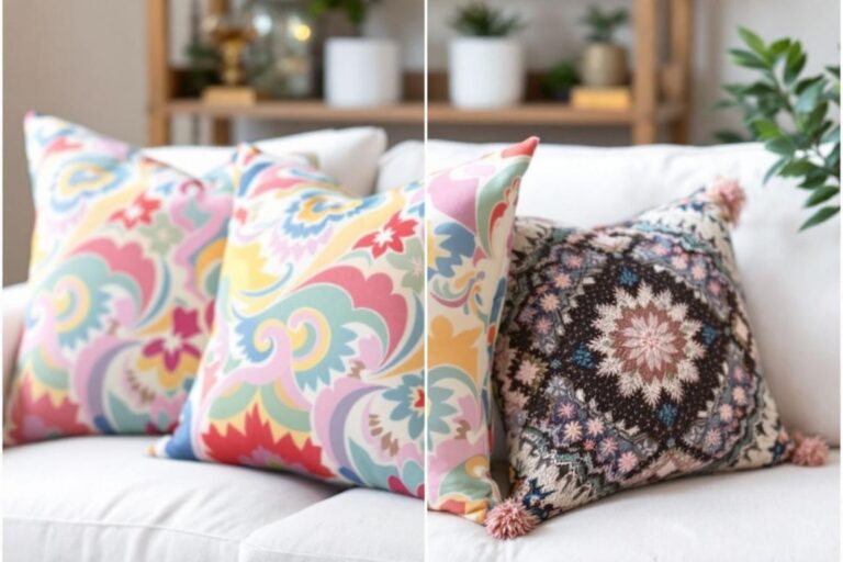 Transformez vos vieux coussins de canapé en chefs-d’œuvre déco en 5 étapes faciles