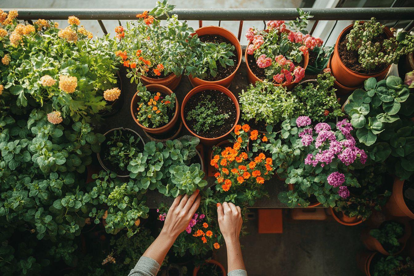 Transformez votre balcon en oasis comestible : Guide ultime pour un potager urbain fleuri